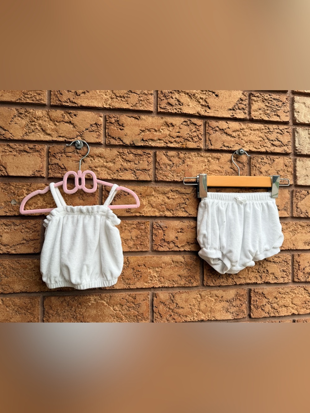 Gap Baby Terrycloth Tank & Bubble Shorts Outfit